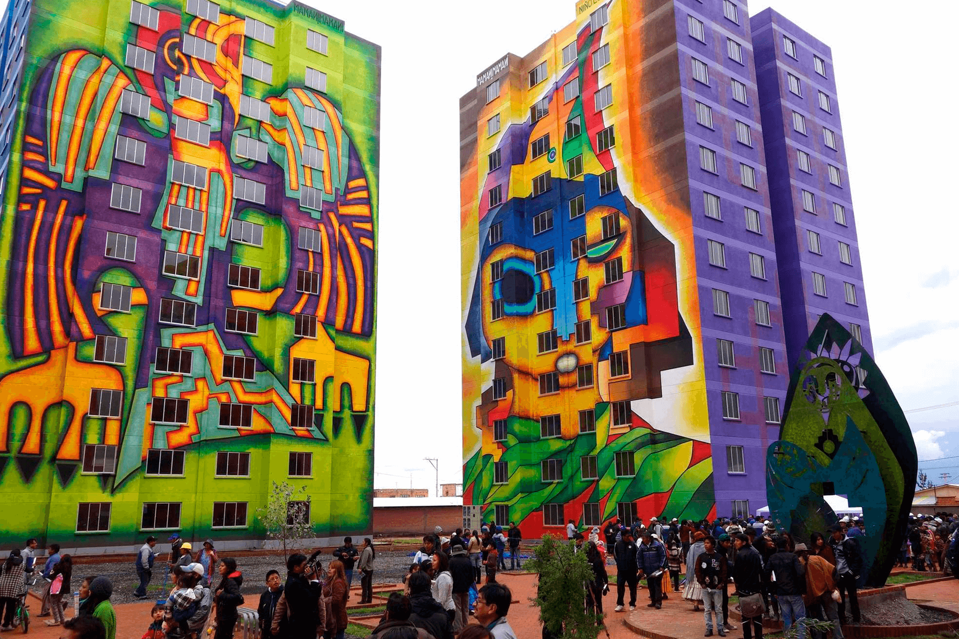 El arte de Bolivia llega a China de la mano de Mamani Mamani